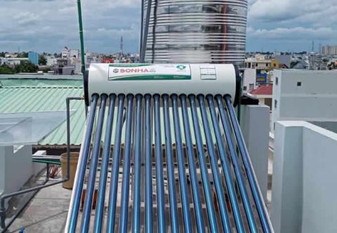 Máy năng lượng mặt trời Sơn Hà 160L: chọn đúng, lắp chuẩn