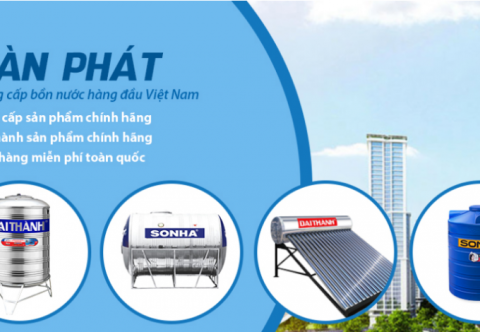 Đại lý bán bồn nước tại Vị Thanh, Hậu Giang. Bồn nước Tân Á Đại Thành chính hãng giá rẻ