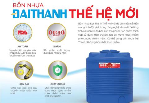 Bồn nước nhựa Thế Hệ Mới Tân Á Đại Thành: bảng giá 2026, so nhanh loại đứng và ngang