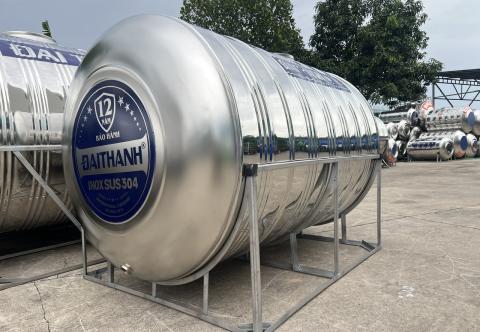 Giá Bồn Nước Inox Đại Thành 2000L: So Sánh Bồn Đứng Và Bồn Ngang