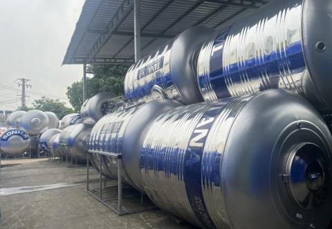 Đại lý bán bồn nước tại Vĩnh Long. Bồn nước inox Tân Á Đại Thành chính hãng giá rẻ