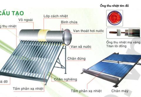 Hướng dẫn lắp đặt máy nước nóng năng lượng mặt trời Đại Thành