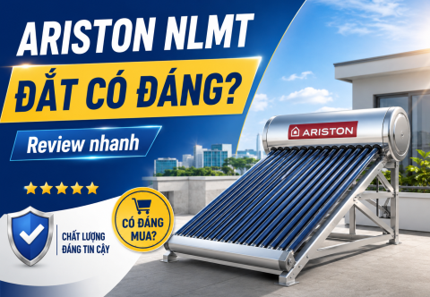 Đánh giá máy nước nóng năng lượng mặt trời Ariston 2026