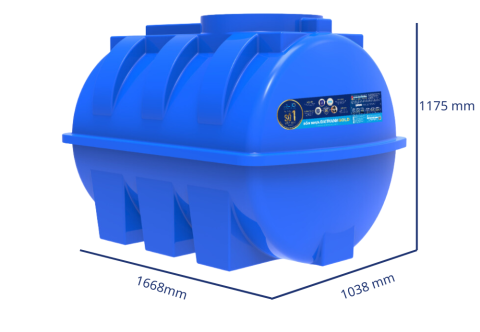 Kích Thước Bồn Nước Nhựa 1500L: Tư Vấn Chọn 2026 | Chuẩn Kỹ Thuật