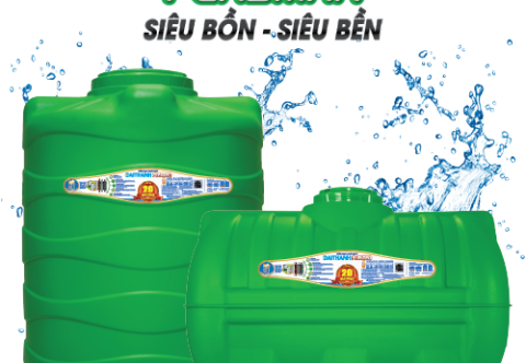 Đại lý bán bồn nước tại Cái Nước, Cà Mau. Bồn nước inox Tân Á Đại Thành chính hãng giá rẻ