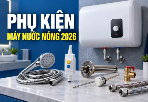 Phụ Kiện Máy Nước Nóng: Các Loại, Cách Chọn & Giá Thay 2026