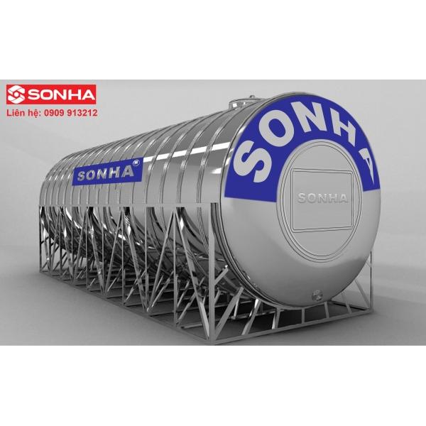 Bồn Nước Inox Sơn Hà 15000L Ngang