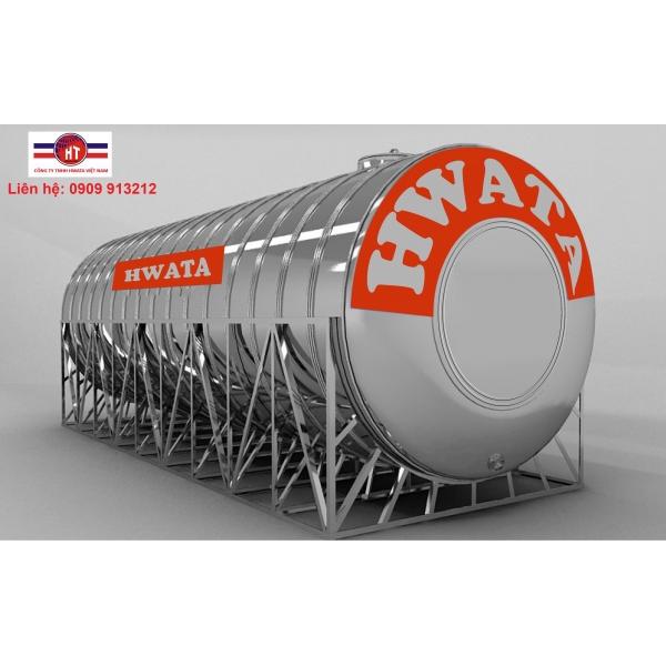 Bồn Nước Inox Hwata 8000L Ngang