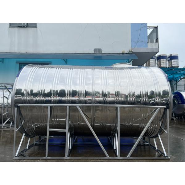 Ảnh thực tế Bồn Nước Inox Tân Á 4000L Ngang tại kho