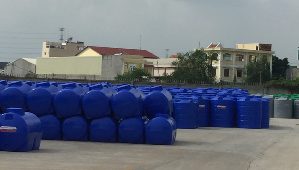 Cách lắp bồn nhựa 500L ngang an toàn