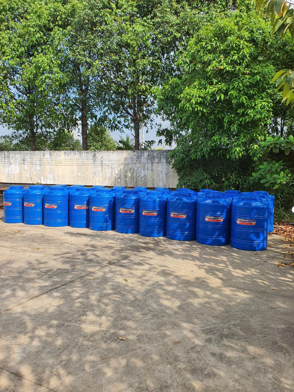 Kiểm tra nền, chân đế và tải trọng khi lắp bồn nước nhựa