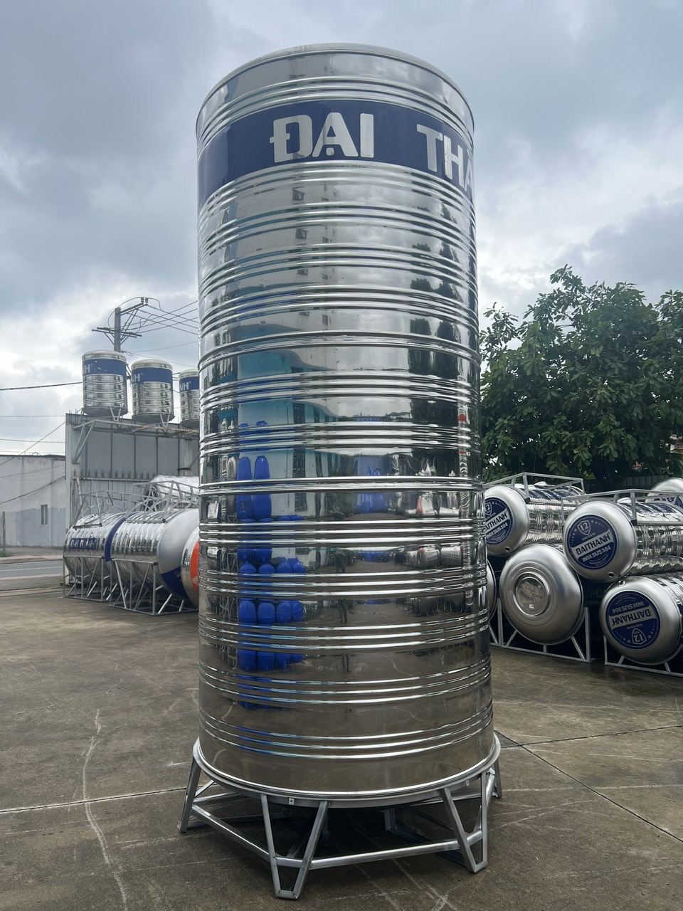 So sánh bồn inox 6000L đứng và ngang