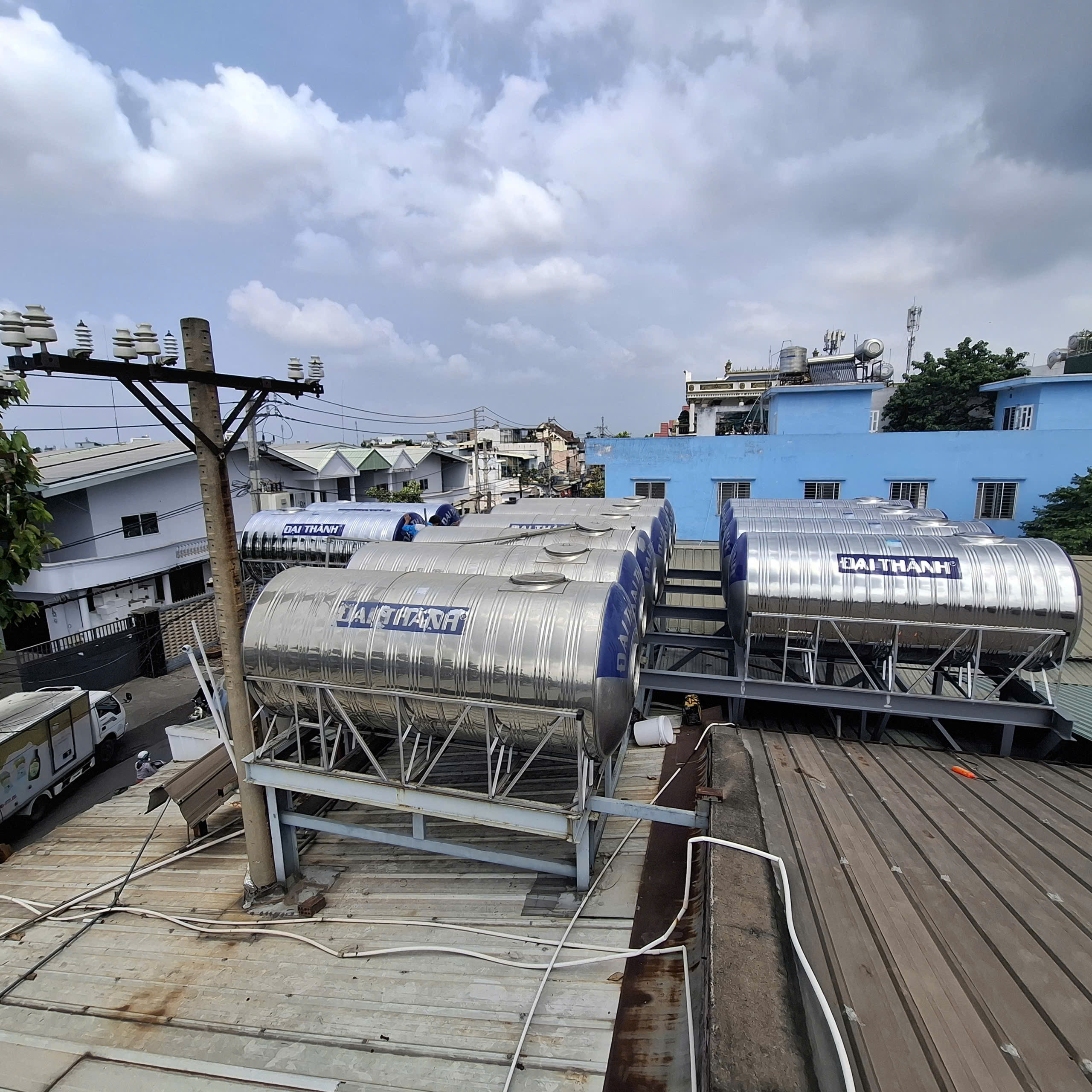 So sánh bồn inox 4500L 5000L và 6000L ngang