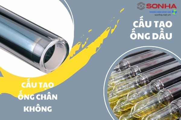 Cấu tạo máy nước nóng năng lượng mặt trời ống dầu