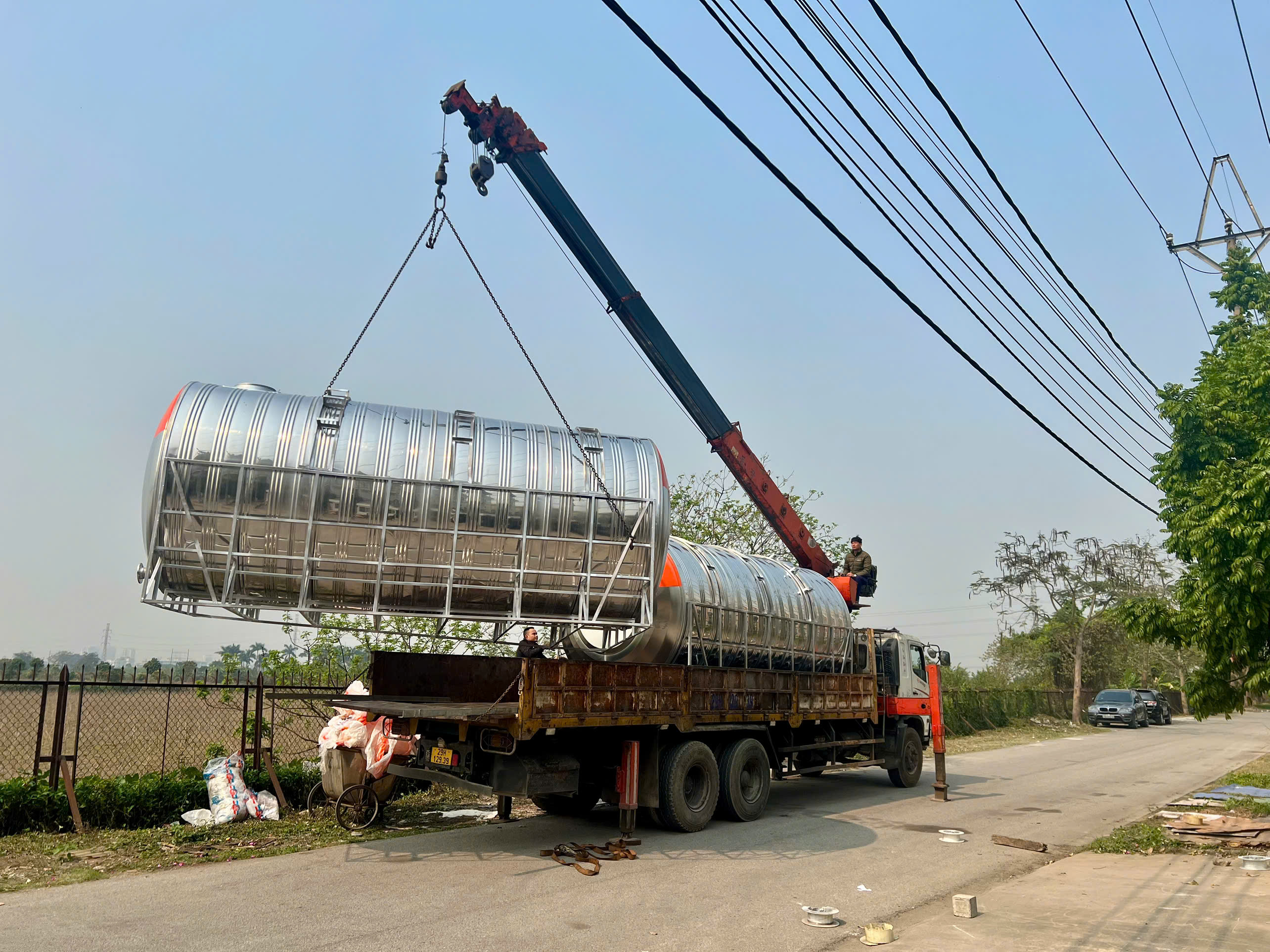 So sánh bồn inox 15000L đứng và ngang