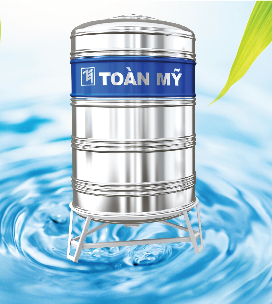 Bồn nước inox Toàn Mỹ bền đẹp