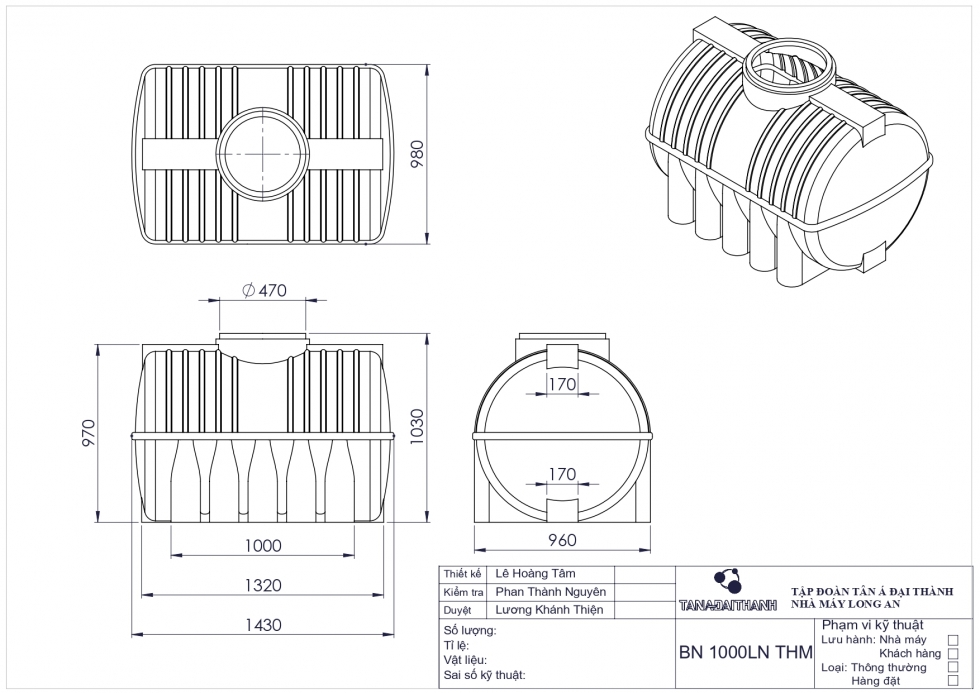 ban ve bon nhua 1000l ngang