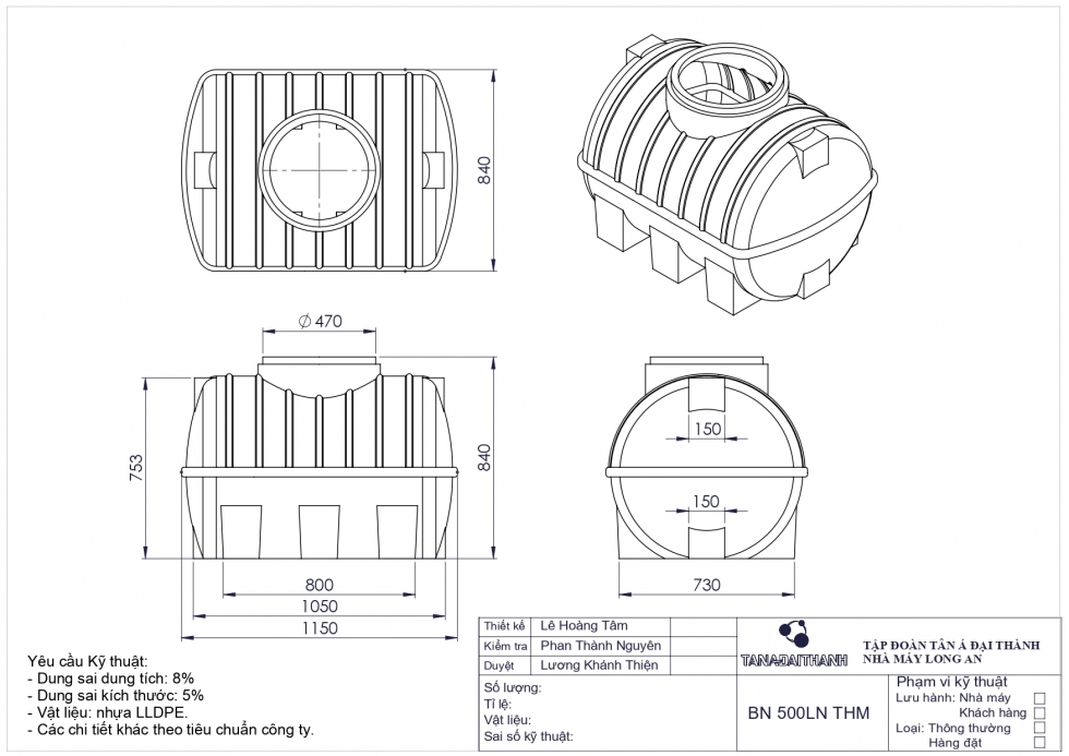 ban ve bon nhua 500l ngang