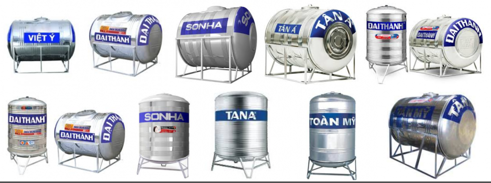 bồn chứa nước bằng inox được cung cấp tại toàn phát