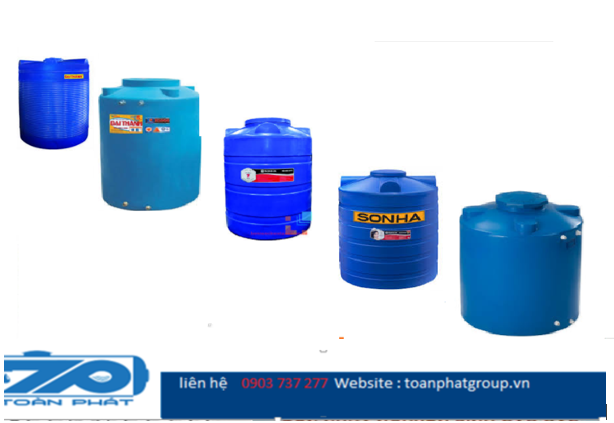 Bồn nhựa 1000l đứng tại toanphatgroup