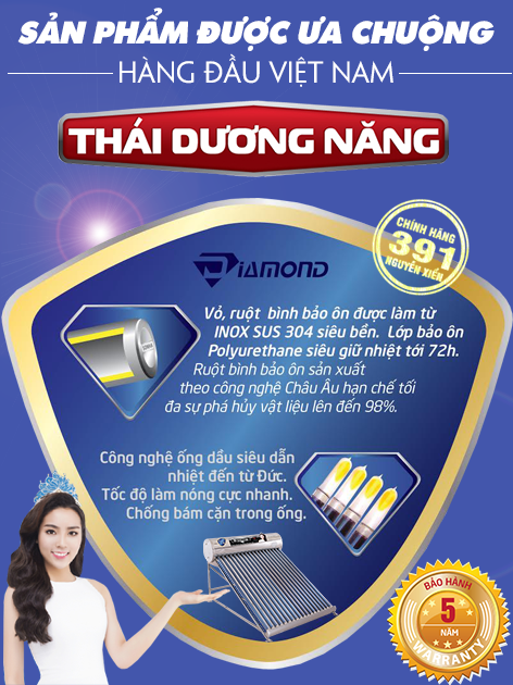 Ưu điểm Thái Dương Năng Sơn Hà Daimond 