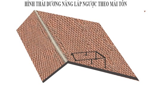 Hình ảnh chân đế thái dương năng trước khi di lắp đặt