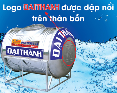 logo daithanh dap noi tren than bon